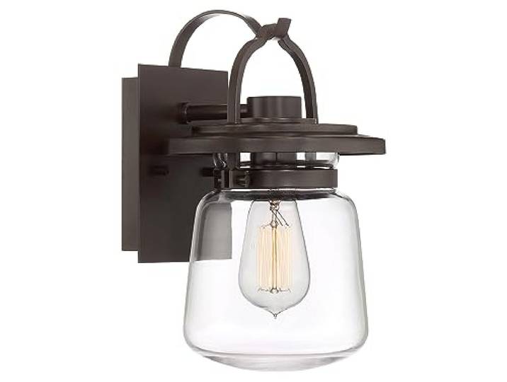 Hinkley Elstead Quoizel Lasalle Wandlampe Western Bronze IP44