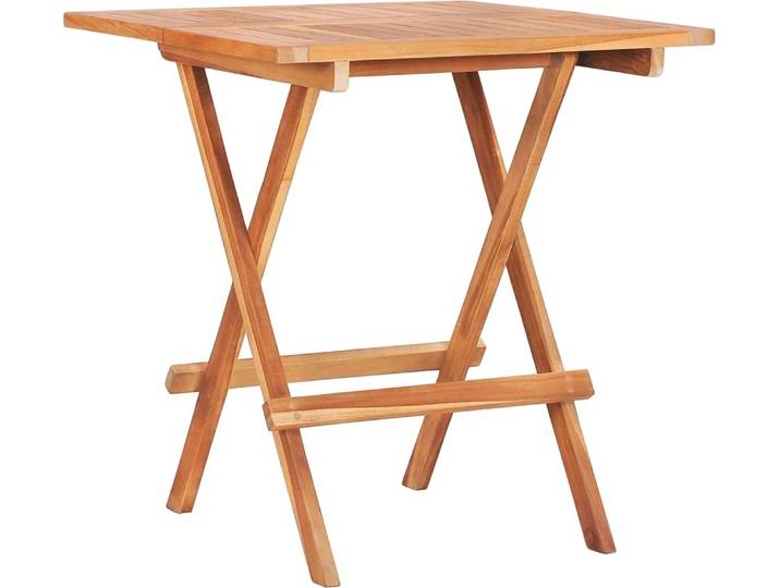 ensemble bistro 3 pièces vidaXL Ensemble bistro pliant en bois massif de teck