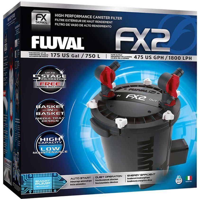 Fluval - Canister Filter Fx2 1800L/H 27W For Aquariums < 750L - (126.4520)