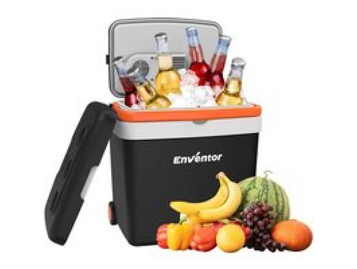 Glacière Électrique 33 Litres Avec Roulettes Et Poignée Allongée