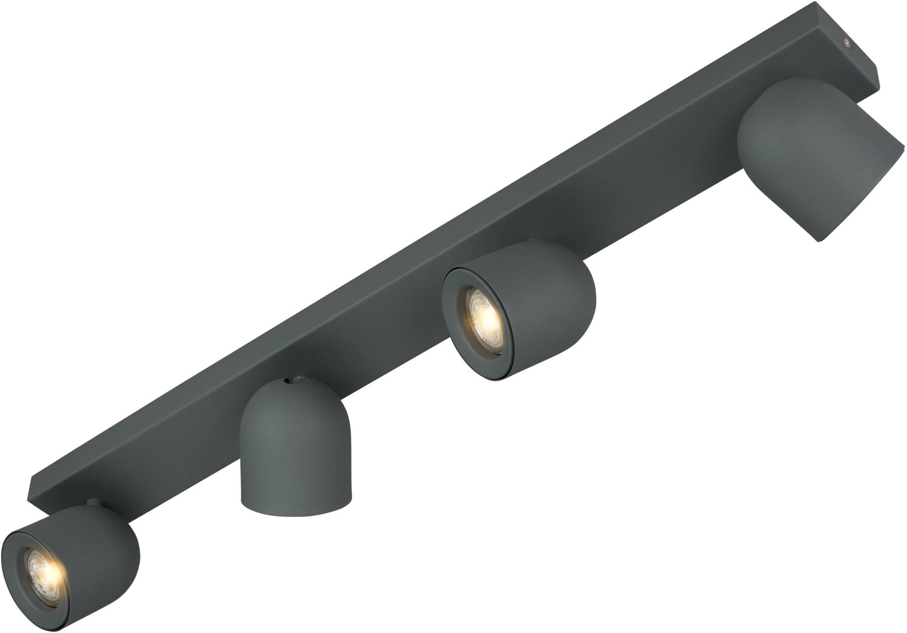 Böhmer Deckenstrahler 4xGU10 Struktur grau 42004)
