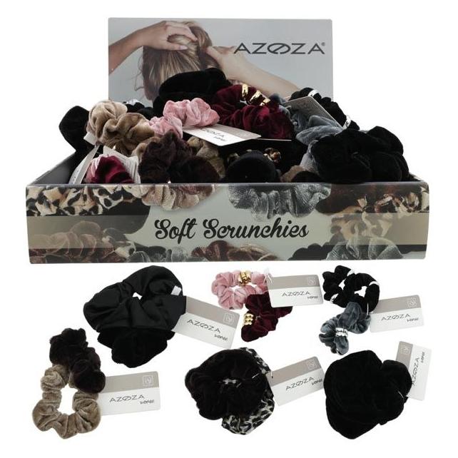 Azoza Haargummis Soft Scrunchie 6fach sortiert (Haargummi) (68324285)