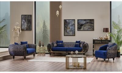 Furnia Gideon 2 Pieces Living Room Sets 1 Sofa 1 Loveseat