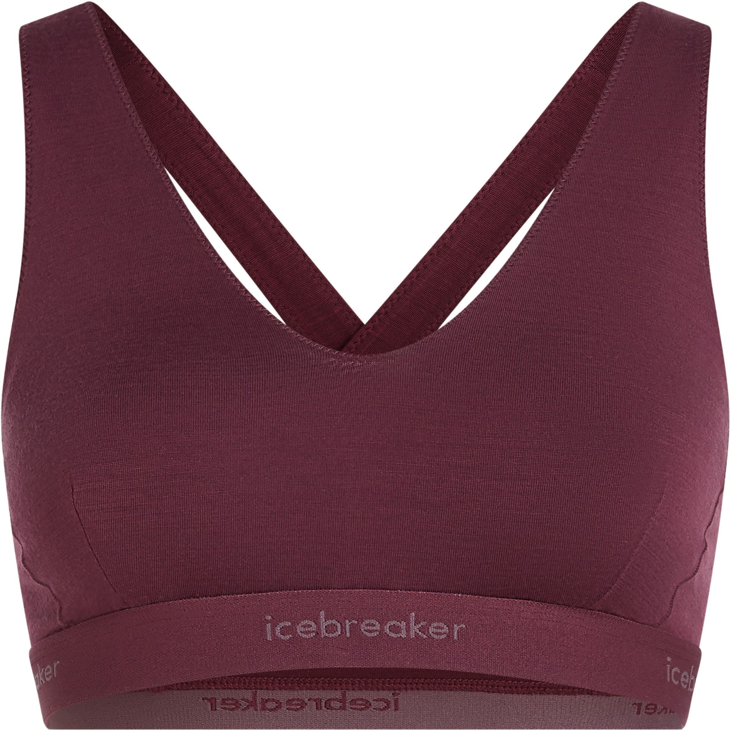 Icebreaker 125 Cool-Lite Sprite Racerback Sport BH Damen Sport-BHs lila Größe S Hautfreundlich Merinowolle | Lyocell (Tencel)