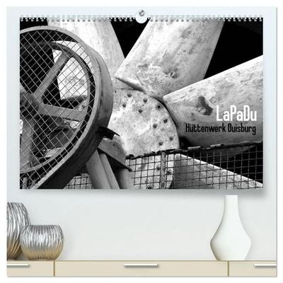 LaPaDu-Hüttenwerk Duisburg (hochwertiger Premium Wandkalender 2027 DIN A2 quer), Kunstdruck in Hochglanz