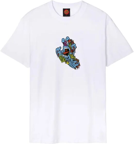 Santa Cruz Apparel T-Shirt Santa Cruz Roskopp Screaming Five Front (M - Weiß)