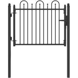 vidaXL, Gartenzaun, Tor Sicherheit