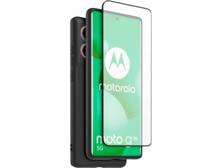 Casr - Coque Moto G85 Coque Noir + Verre Trempé