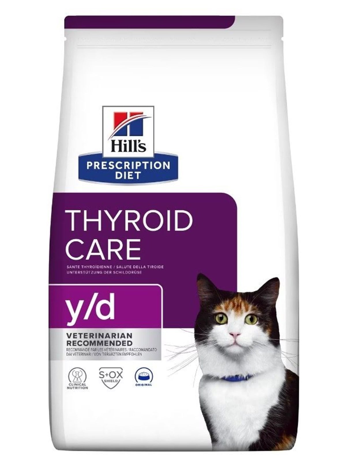 Hill's Thyroid Care y/d - Trockenfutter für Katzen - 3 kg