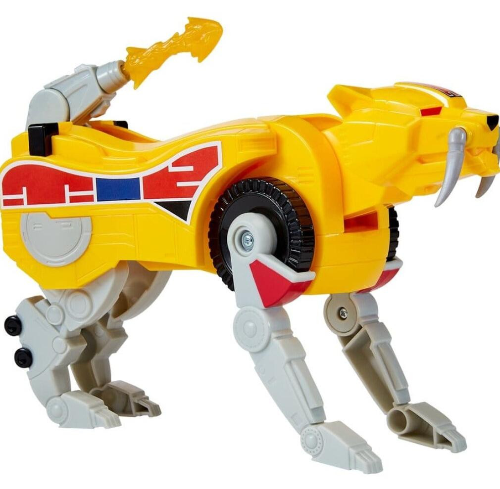 Playmates Machtige Morphin Power Rangers Sabertooth Tiger Dinozord Combineerbaar Actiefiguur 20 cm