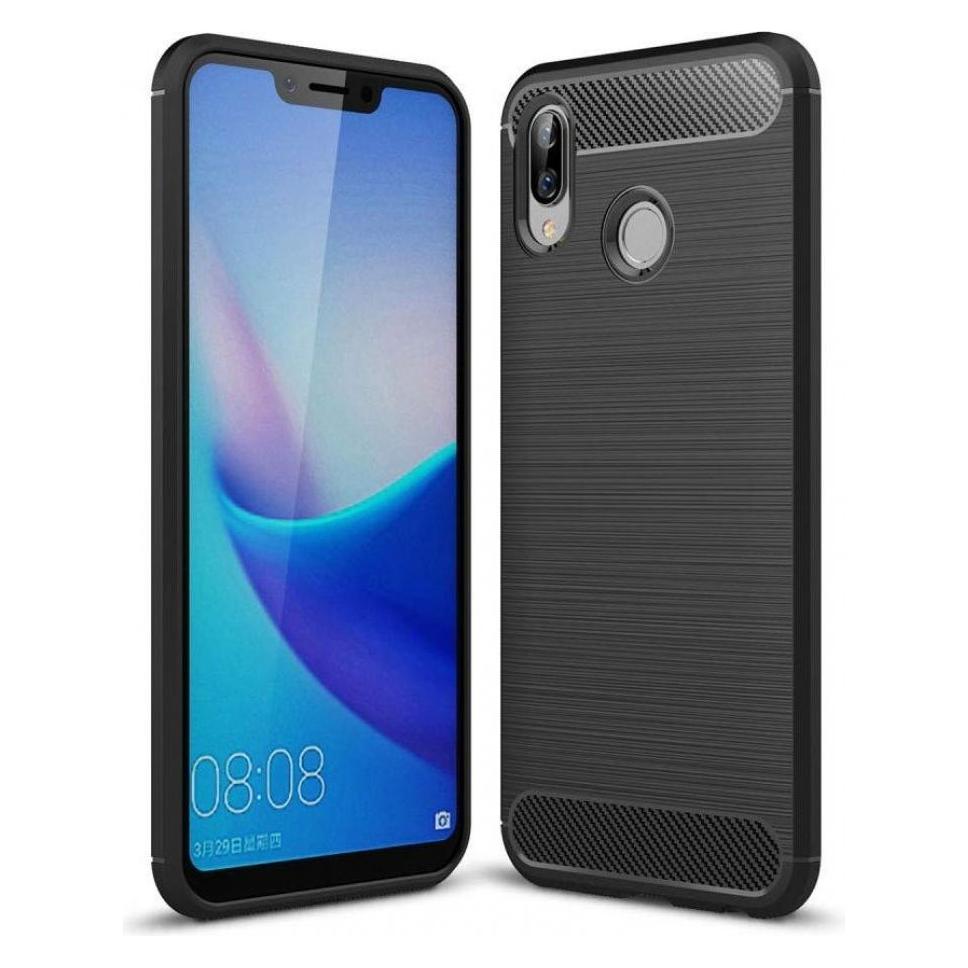 Screenguard Honor Play Hülle Carbon Brushed Soft TPU (Honor Play) (00024480)