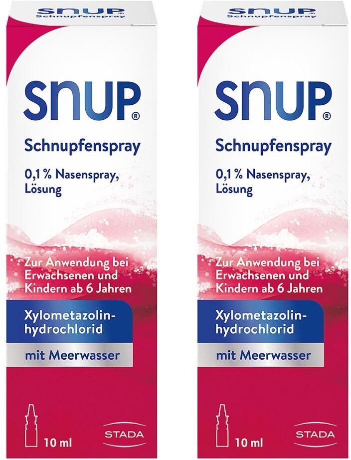 SNUP Schnupfenspray 0,1% Nasenspray mit Meerwasser und Xylometaz