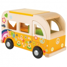 small foot design Spielbus Hippie aus Holz 270836