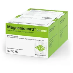 Magnesiocard 5 mmol Plv.z.Her.e.Lsg.z.Ei 100 St