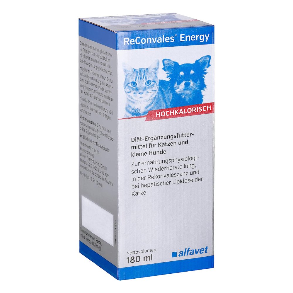 alfavet Tierarzneimittel GmbH Reconvales Energy Diät-erg.futterm.f.kl.hund/katze 16121094