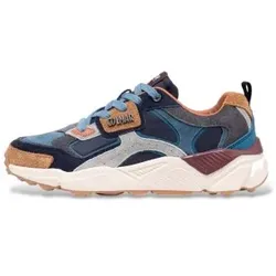 Colmar für Herren. GARNER-B Garner Blend Wildleder-Sneaker marineblau (42), Wohnung, Schnürsenkel, Lässig