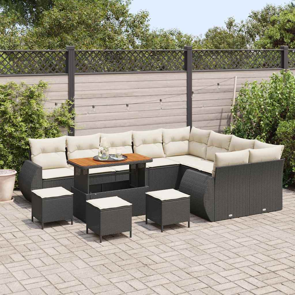 vidaXL Ensemble de canapé de jardin 13 pc 13-Nombre de places