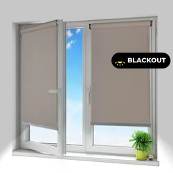 VERDUNKELUNGSROLLO Moon Plus Easyfix Leinen 45x180