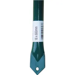 E-NORMpro, Pflanzen Zubehör, Multi-Gartenstäbe grün 18 x 800 mm (18 cm)