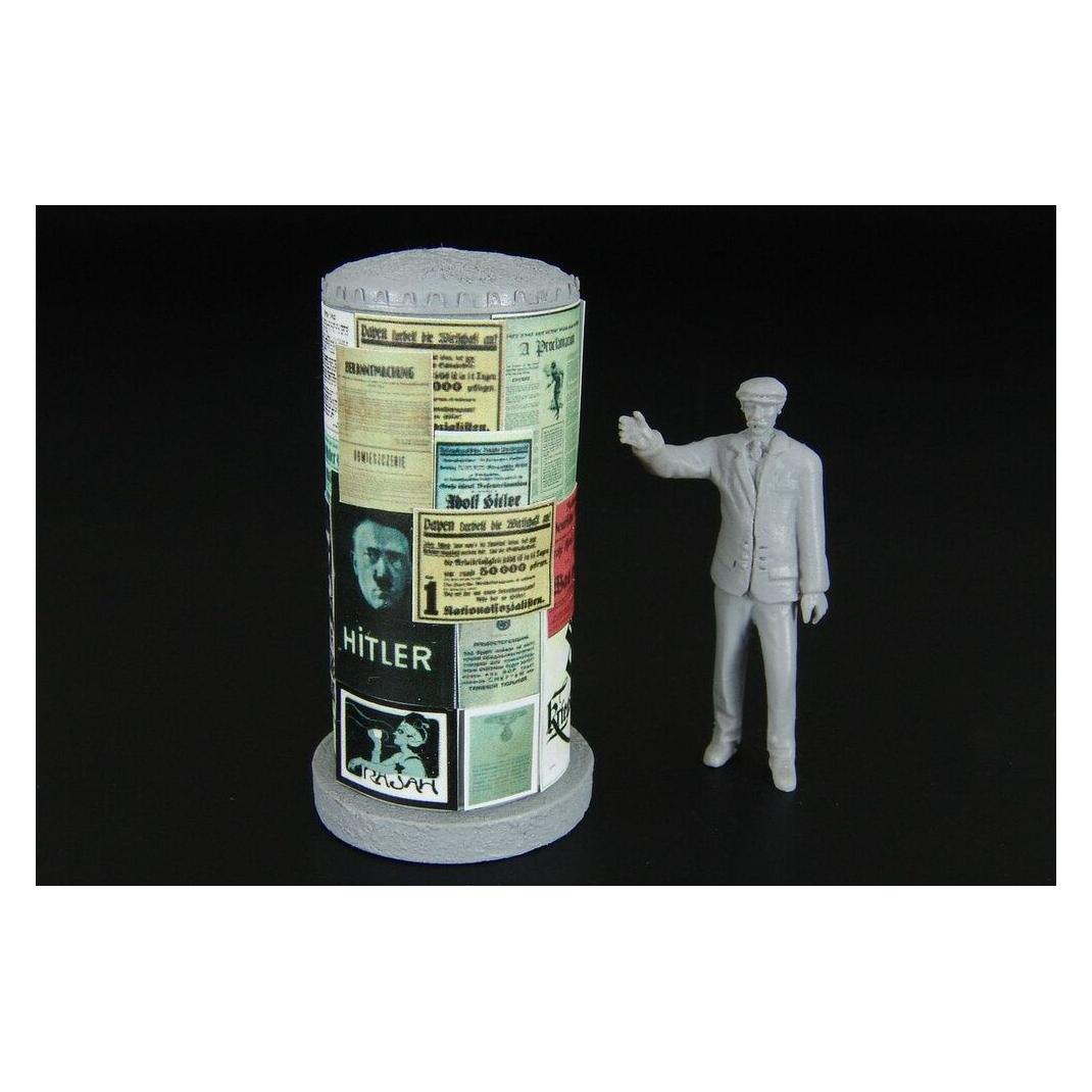 Hauler Posters column w-civilien (HLF48003)