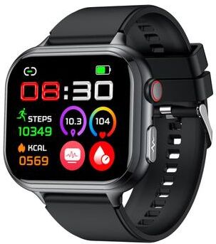 Everyday Crate TK17 Smart Watch With ECG Monitor 1.91 Inch HD Display IP68 Waterproof Fitness Tracker black