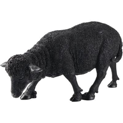 Dekofigur AM DESIGN "Schaf aus Polyresin", schwarz, B:17,5cm H:28cm T:28cm, Polyresin, Dekofiguren, Osterdeko in schwarz, silber-, gold- oder cremefarben