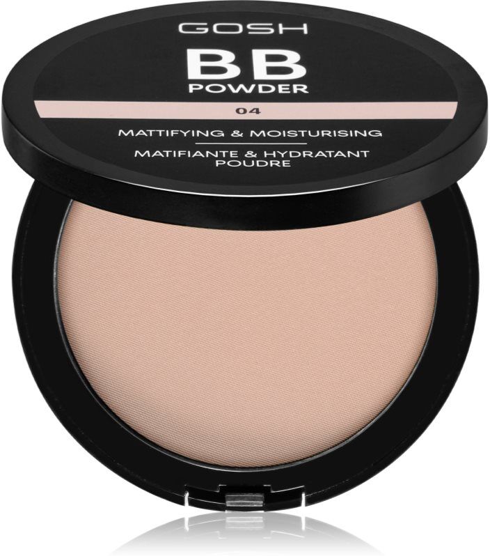 GOSH COPENHAGEN BB mattifying powder shade 04 Beige 6.5 g