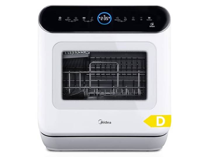 Midea Mini Tischgeschirrspüler 3 Maßgedecke mit Wassertank/Wasseranschluss