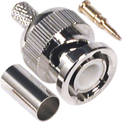 Ficha BNC Macho Cravar RG58