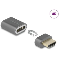 DeLOCK HDMI Adapter Stecker zu Buchse 8K 60 Hz magnetisch