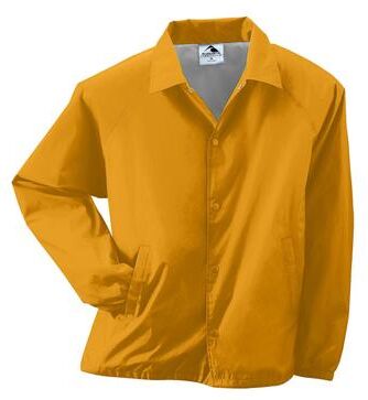 Augusta Sportswear 3100 Nylon Coach's Jacket/Lined in Gold size Small