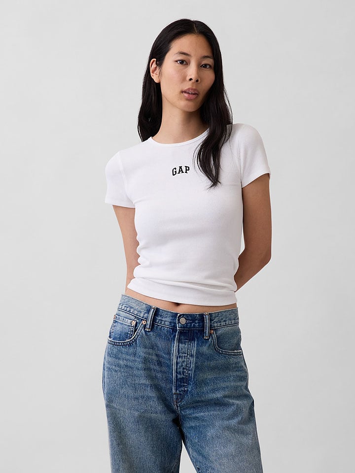 GAP Shirt in Weiß - L