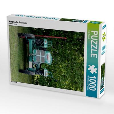 CALVENDO Puzzle Historische Traktoren 1000 Teile Puzzle hoch | 1000 Teile Lege-Größe 64 × 48 cm Foto-Puzzle für glückliche Stunden