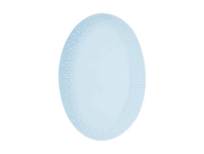 Aida Plat ovale Confetti Aqua, 25,5x36 cm