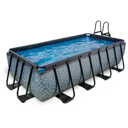 EXIT Frame Pool 400x200x100cm mit Sandfilterpumpe, versch. Ausführungen