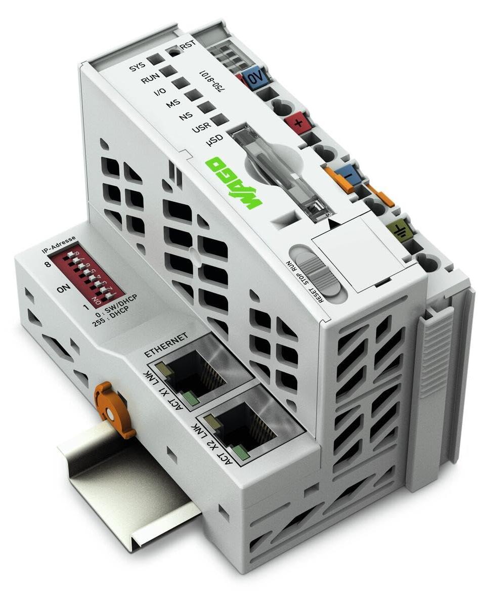 Feldbuscontroller 2x Ethernet, Kunststoff, 1 St., 20x5x34 cm