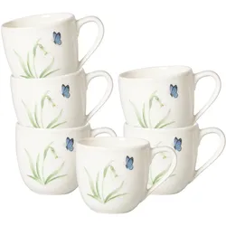 Villeroy & Boch, Tasse, Multipack Colourful Spring Mokka-/Espressoobertasse - 6 Stück (100 ml, 6x)