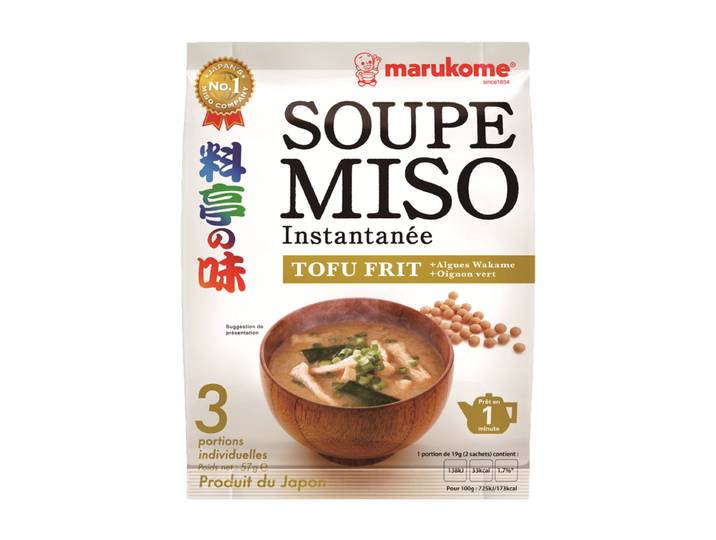 Marukome Soupe miso au tofu frit - 57 g