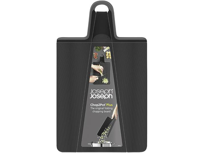 Schneidebrett Joseph Joseph Chop2Pot Schwarz Kunststoff 21 cm 38 cm - Material: Polypropylen - Schneidebrett