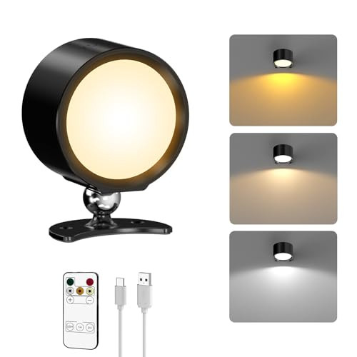 Smiling Shark Oplaadbare LED Wandlamp met Afstandsbediening voor Woonkamer en Slaapkamer