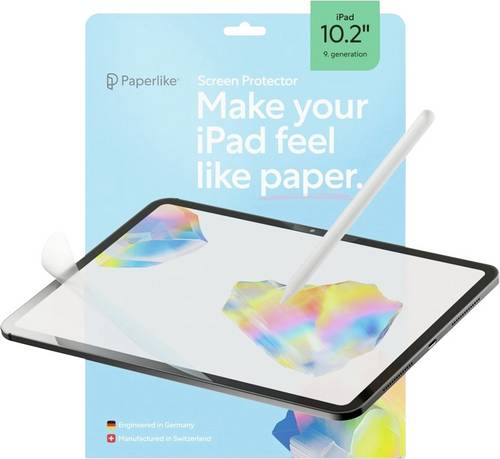 Paperlike 3 Displayschutzfolie for iPad Displayschutzfolie Apple iPad 10.2-inch iPad (7. Generation, 8. Generation