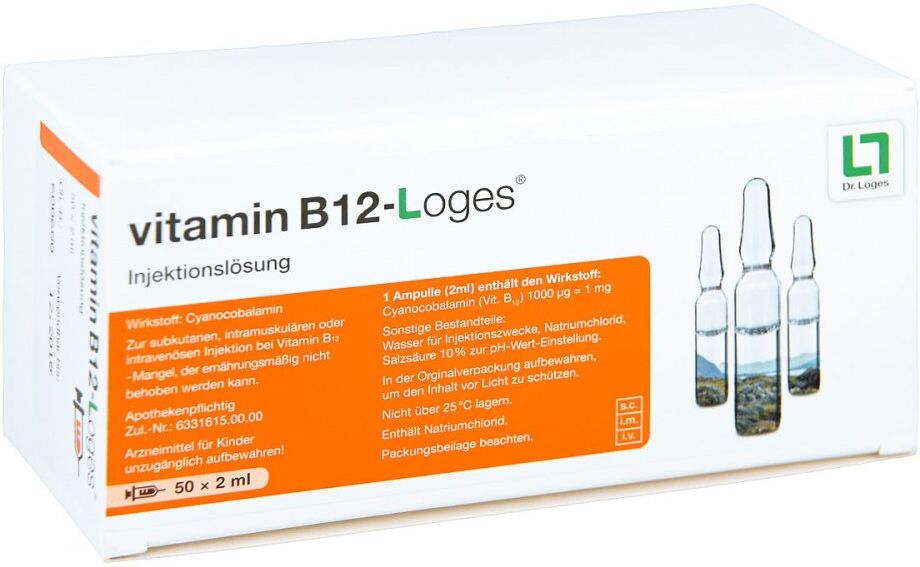 vitamin B12-Loges Vitamin B12 Loges Injektionslösung Ampullen