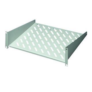 Rittal 19" Fachboden zur Befestigung an 2 Holmen, Tiefe: 250 mm, hellgrau RAL 7035