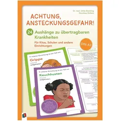 Achtung,Ansteckungsgefahr!-24AushängezuübertragbarenKrankheiten, Fachbücher von Ulrike Breckling