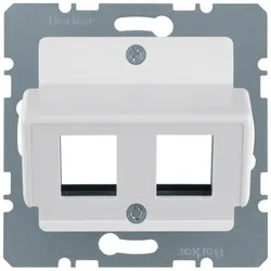 Berker 146309 Z-Platte M.Jacks AMP pw hgl