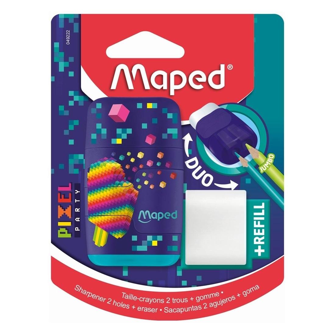 Maped Radiergummi PIXEL PARTY lila (49222)