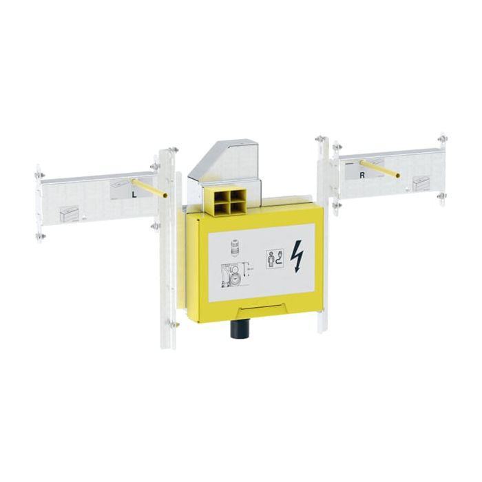 Geberit Gis Montage-Set 461484001 mit UP-Drehsiphon B120, für Waschtisch
