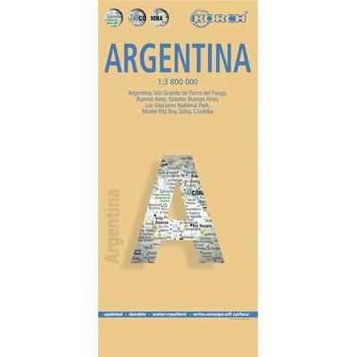 Argentina, Argentinien, Borch Map, Sonstige von , Borch, 978-3-86609-386-7