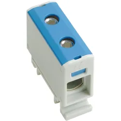 Hager K50AN Anschlussklemme für Aluminium und Kupferleitungen, 2,5mm2-50mm2, blau