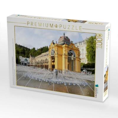 CALVENDO Puzzle Marienbad, Marianske Lazne, im tschechischen Bäderdreieck in Westböhmen | 1000 Teile Lege-Größe 64x48cm Foto-Puzzle für glückliche